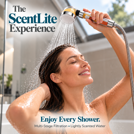ScentLite Filtered & Scented Shower System